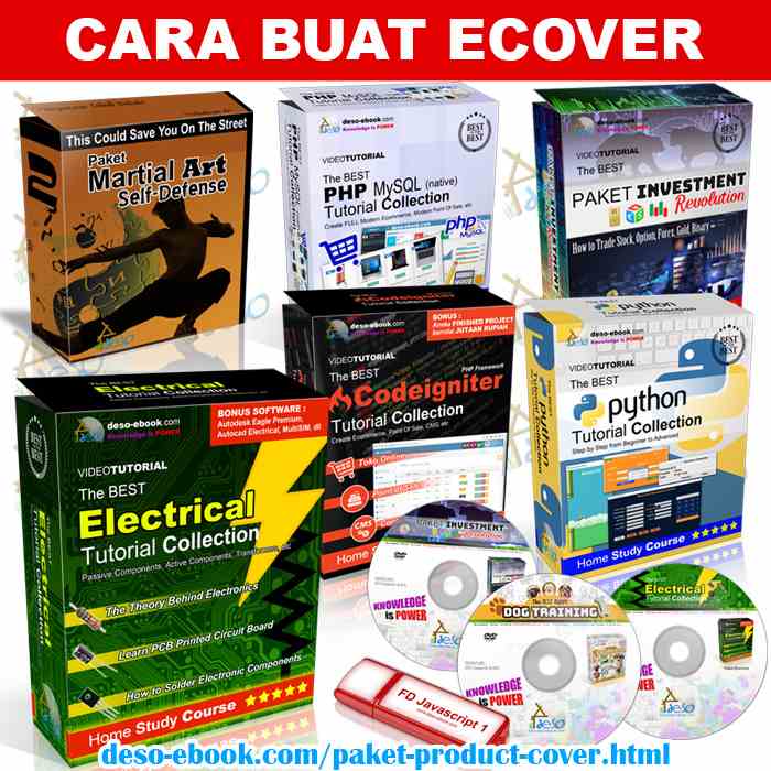 Membuat ecover produk